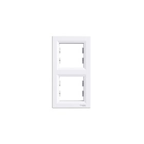 Schneider EPH5810221 Asfora Beyaz İkili Dikey Çerçeve