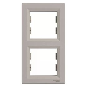 Schneider EPH5810269 Asfora Bronz 2'li Dikey Çerçeve