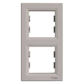 Schneider EPH5810269 Asfora Bronz 2'li Dikey Çerçeve