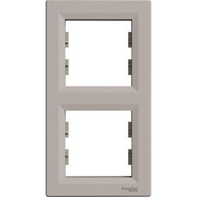 Schneider EPH5810269 Asfora Bronz 2'li Dikey Çerçeve