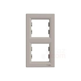 Schneider EPH5810269 Asfora Bronz 2'li Dikey Çerçeve