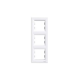 Schneider EPH5810321 Asfora Beyaz Dikey Üçlü Çerçeve