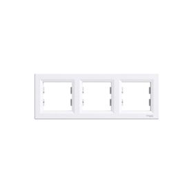 Schneider EPH5810321 Asfora Beyaz Dikey Üçlü Çerçeve