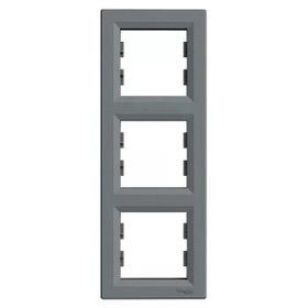 Schneider EPH5810362 Asfora Çelik 2'li Dikey Çerçeve
