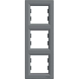 Schneider EPH5810362 Asfora Çelik 2'li Dikey Çerçeve