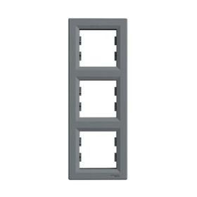Schneider EPH5810362 Asfora Çelik 3'lü Dikey Çerçeve