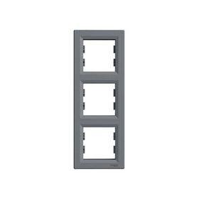 Schneider EPH5810362 Asfora Çelik Üçlü Dikey Çerçeve