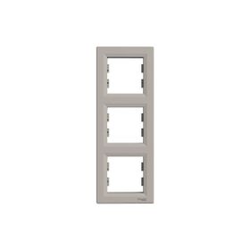 Schneider EPH5810369 Asfora Bronz 3'lü Dikey Çerçeve