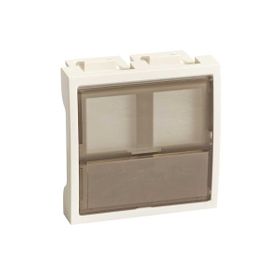 Schneider ETK45245E Pks Ultra 2'li 45x45 mm Beyaz Kablo Kanalı için Veri Soketi