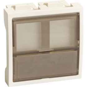 Schneider ETK45245E Pks Ultra 2'li 45x45 mm Beyaz Kablo Kanalı için Veri Soketi