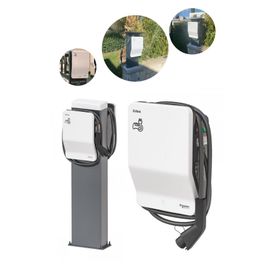 Schneider EVH2S22P0CK EVlink Wallbox 22kW T2 Bağlantılı Kablolu Şarj İstasyonu
