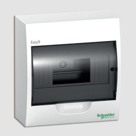 Schneider EZ9E108S0S 8'li Şeffaf Kapaklı Sıvaüstü Sigorta Dağıtım Kutusu