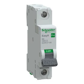 Schneider EZ9F27106 Easy9 Pro 1P 6A B Eğrisi Otomatik Sigorta
