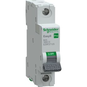 Schneider EZ9F27125 Easy9 Pro 1P 25 A B Eğrisi Otomatik Sigorta