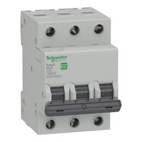 Schneider EZ9F34325 Easy9 3P 25A 4.5kA C Tipi Otomatik Sigorta