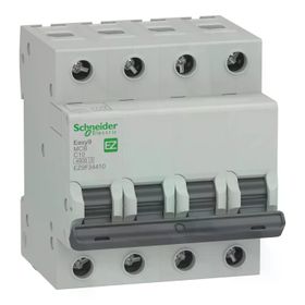 Schneider EZ9F34410 EASY9 4P 10A 4.5KA C Tipi Otomatik Sigorta
