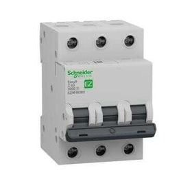 Schneider EZ9F56363 Easy9 3P 63 A 6Ka C Tipi 3x63A Otomatik Sigorta