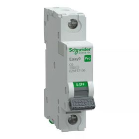 Schneider EZ9F57106 Easy9 Pro 1P 6 A C Eğrisi Otomatik Sigorta