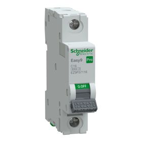 Schneider EZ9F57116 Easy9 Pro 1P 16A C Eğrisi Otomatik Sigorta