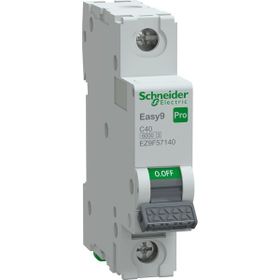 Schneider EZ9F57140 Easy9 Pro 1P 40A C Eğrisi Otomatik Sigorta