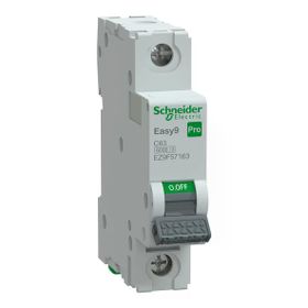Schneider EZ9F57163 Easy9 Pro 1P 63 A C Eğrisi Otomatik Sigorta