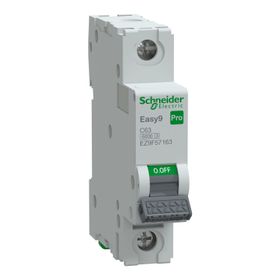 Schneider EZ9F57163 Easy9 Pro 1P 63 A C Eğrisi Otomatik Sigorta