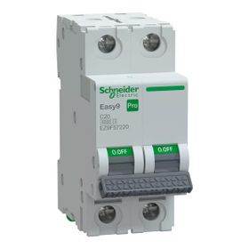 Schneider EZ9F57220 Easy9 Pro 2P 20 A C Eğrisi Otomatik Sigorta