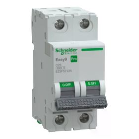 Schneider EZ9F57225 Easy9 Pro 2P 25 A C Eğrisi Otomatik Sigorta