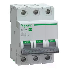 Schneider EZ9F57310 Easy9 Pro 3P 10 A C Eğrisi Otomatik Sigorta