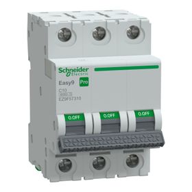 Schneider EZ9F57310 Easy9 Pro 3P 10 A C Eğrisi Otomatik Sigorta