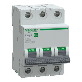 Schneider EZ9F57320 Easy9 Pro 3P 20 A C Eğrisi Otomatik Sigorta