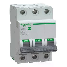 Schneider EZ9F57320 Easy9 Pro 3P 20 A C Eğrisi Otomatik Sigorta
