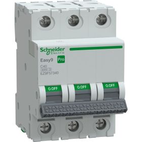 Schneider EZ9F57340 Easy9 Pro 3P 40 A C Eğrisi Otomatik Sigorta