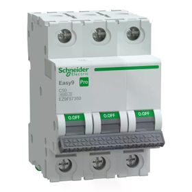 Schneider EZ9F57350 Easy9 Pro 3P 50 A C Eğrisi Otomatik Sigorta