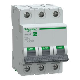 Schneider EZ9F57350 Easy9 Pro 3P 50 A C Eğrisi Otomatik Sigorta