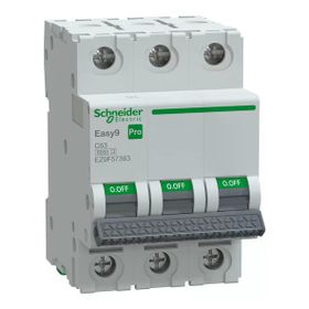 Schneider EZ9F57363 Easy9 Pro 3P 63 A C Eğrisi Otomatik Sigorta