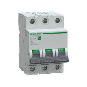 Schneider EZ9F57363 Easy9 Pro 3P 63 A C Eğrisi Otomatik Sigorta