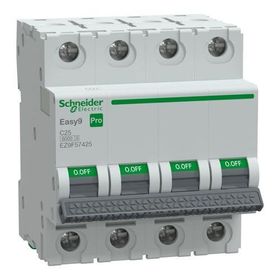 Schneider EZ9F57425 Easy9 Pro 4P 25 A C Eğrisi Otomatik Sigorta