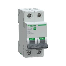 Schneider EZ9F59263 Easy9 Pro 2P 63 A C Eğrisi Otomatik Sigorta