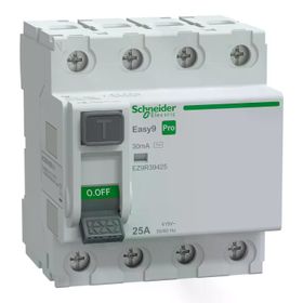 Schneider EZ9R39425 Easy9 Pro 4P 25 A AC Tipi 30 mA Kaçak Akım Koruma Rölesi