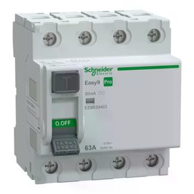 Schneider EZ9R39463 Easy9 Pro 4P 63 A AC Tipi 30 mA Kaçak Akım Koruma Rölesi