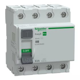 Schneider EZ9R39463 Easy9 Pro 4P 63 A AC Tipi 30 mA Kaçak Akım Koruma Rölesi