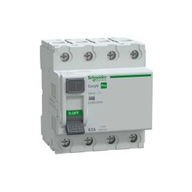 Schneider EZ9R39463 Easy9 Pro 4P 63 A AC Tipi 30 mA Kaçak Akım Koruma Rölesi