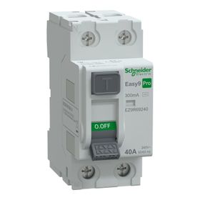 Schneider EZ9R69240 Easy9 Pro 2P 40 A AC Tip 300 mA Kaçak Akım Koruma Rölesi