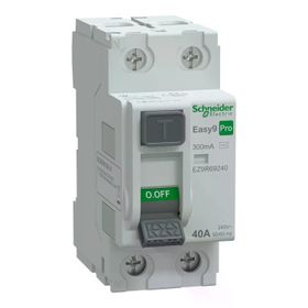Schneider EZ9R69240 Easy9 Pro 2P 40 A AC Tip 300 mA Kaçak Akım Koruma Rölesi