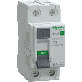 Schneider EZ9R69240 Easy9 Pro 2P 40 A AC Tip 300 mA Kaçak Akım Koruma Rölesi