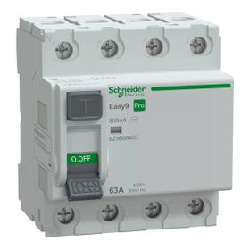 Schneider EZ9R69463 Easy9 Pro 4P 63 A AC Tipi 300 mA Kaçak Akım Koruma Rölesi