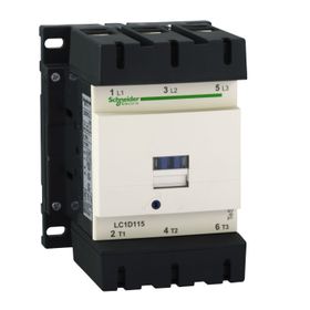 Schneider LC1-D115M7 220VAC 55kW 1NA+1NK Kontaktör