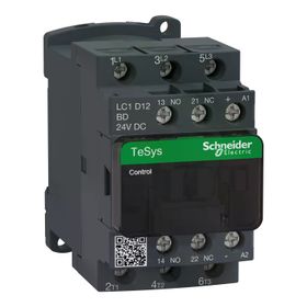 Schneider LC1-D12BD 24VDC 5.5kW 1NA+1NK Kontaktör