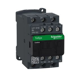 Schneider LC1D18BL Tesys D 24 Watt DC 3P Ac3 18A Kontaktör